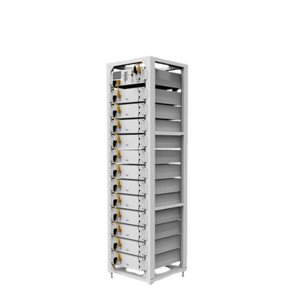 Deye BOS-G 19” Rack Стойка за 12 Батерии + Контролер (HV-Rack 13 слоя)